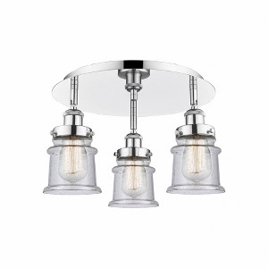 Canton - 3 Light Flush Mount In Industrial Style-9 Inches Tall and 17 Inches Wide - 1 of 1