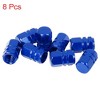 Unique Bargains Tire Stem Valve Caps Wheel Valve Covers Car Dustproof Hexagon Shape Aluminium Alloy Tire Cap 8  Pcs - 3 of 4