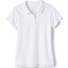 Lands' End School Uniform Kids Short Sleeve Feminine Fit Interlock Polo Shirt - 3 of 4