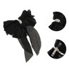 Unique Bargains Fashion Pearl Bow Hair Clips Hairdo Clip 1 Pc - 2 of 4