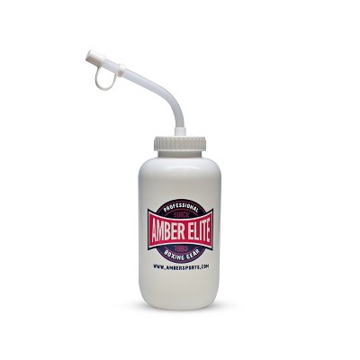 Amber Fight Gear Pro Style Water Bottle White