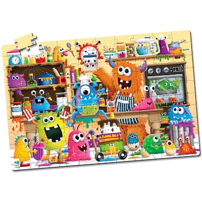 The Learning Journey Puzzle Doubles - Glow In The Dark - Monsters