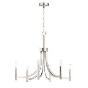 Maxim Lighting Lyndon 6 - Light Chandelier in  Satin Nickel - 1 of 4