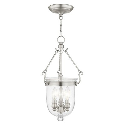 Livex Lighting Jefferson 3 - Light Chandelier in  Brushed Nickel