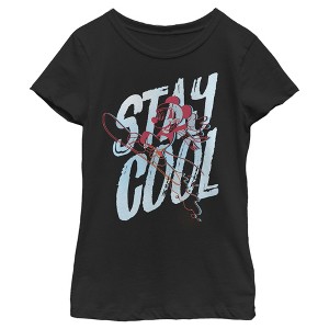 Girl's Mickey & Friends Stay Cool Snowboarding T-Shirt - 1 of 4