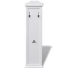 Aghana Digitals White Baroque Wall-Mounted Coat Rack Set - MDF & Solid Fir Wood, 2-Piece, Stylish - 3 of 4