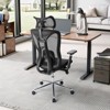 SUGIFT Ergonomic Office Chair with 3D Headrest, Adjustable Armrests, Lumbar Support & Recline – Mesh Back, Cushioned Seat, 330 lbs Capacity - 2 of 4