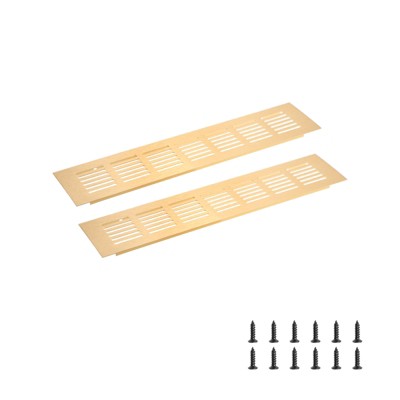 Unique Bargains Rectangle Ventilation Grille, Aluminum