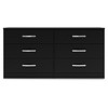 Signature Design by Ashley Casual Finch 6 Drawer Dresser, Black - 3 of 4