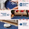 Christmas Snowflake Area Rug, Indoor Floor Carpet Washable with Non Slip Backing, Low Pile Stain Resistant Floor Mat for Living Room, Nursery - 4 of 4