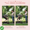 2 in 1 Convertible Baby Stroller Foldable Pushchair Newborn Reversible Bassinet Pram w/ Adjustable Canopy - 4 of 4