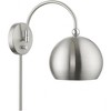 Livex Lighting Stockton 1 - Light Wall Light in  Brushed Nickel/Polished Chrome - 4 of 4