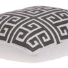 Parkland Collection,Adora Gray And White Throw Pillow - 4 of 4