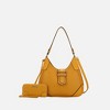 MKF Collection Juliette Vegan Leather Women’s Shoulder Bag with Matching Wallet by Mia K - Mustard - 2 of 4