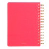 russell+hazel 100pg Ruled Notebook 8"x6.75" Spiral Neon Pink: Hard Cover College Ruled Journal for Teens & Adults - 3 of 3