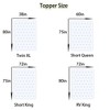 Dyonery 3" Twin Size Extra Firm Mattress Topper with Ice Silk Cover, Premium Cooling Gel+Bamboo High Density Memory Foam, for Pain Relief, 75" x 38" - 3 of 4