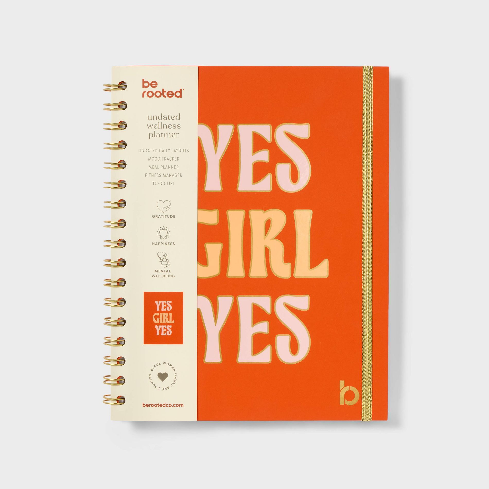 Black History Month 7"x9" Wellness 'Yes Girl Yes' Planner