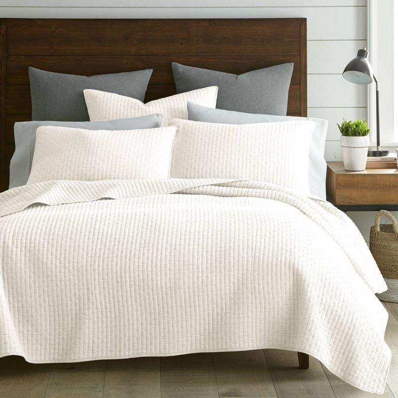 The Industrial Shop Solid Quilt and Sham Bedding Set, 1 of 8
