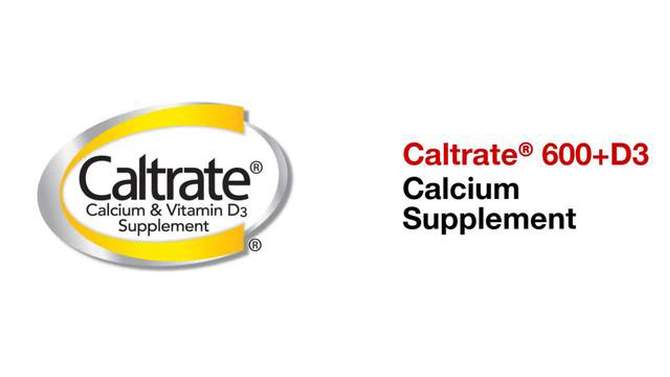Caltrate Bone Health 600 & D3 Bone Strength Calcium Dietary Supplement Tablets, 2 of 11, play video