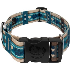 Country Brook Petz 1 1/2 Inch Deluxe Dog Collar - Plaid and Argyle Collection - 1 of 4