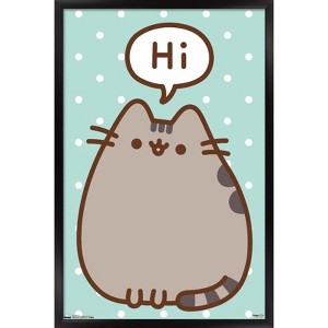 Trends International Pusheen - Hi Framed Wall Poster Prints - 1 of 4