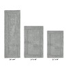 Lux Premium 100% Cotton  Ultra-Soft Tufted Solid Reversible 3 Piece Bath Rug Set, Water-Absorbent, Durable, Machine Washable Bathroom Rug - 2 of 4