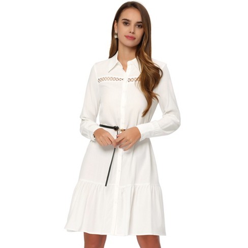 White shirt dress store target