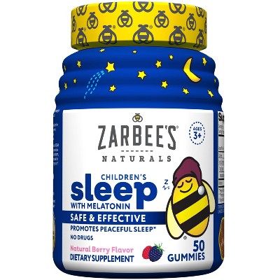 Zarbee's Naturals Children's Sleep with Melatonin Gummies - Natural Berry - 50ct