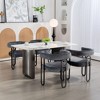NicBex Accent Chair Upholstered Living Room Chairs set of 2 Modern Arm Chair with Solid Wood Frame for Bedroom, Reading Room - 2 of 4