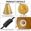 17 in. 1-Light Gold Plug-In Swing Arm Wall Lamp - 4 of 4