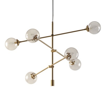 29" Cyrus Chandelier Gold