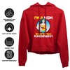 Wonder Woman Mother'S Day What'S Your Superpower Cropped Hoodie Pullover Sweatshirt - 4 of 4