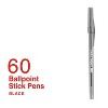 Staples Ballpoint Pen Medium Point 1.0mm Black Ink 60/Pack (ST52862) - 2 of 4