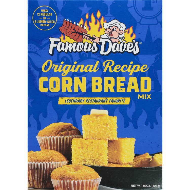 Famous Dave's Cornbread Mix - 15oz, 1 of 4