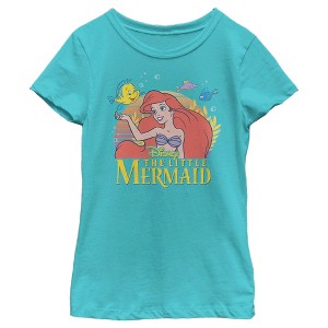 Girl's The Little Mermaid Ariel Classic T-Shirt - 1 of 4