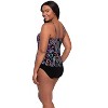 Trimshaper Women's Ronnie Two Tier Ruffle Tankini Swimsuit Top - 2 of 3