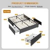 Platform Bed Frame, Fabric Upholstered with 4 Storage Drawers, No Box Spring Needed, Wooden Slats Support, Noise Free, Easy Assembly, Grey/Full - 3 of 4