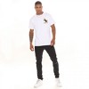 Mens Godzilla Doodle with Crown Front and Back Print T-Shirt - 3 of 4