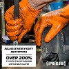 GLOVEWORKS Heavy-Duty Orange Nitrile Gloves with Raised Diamond Texture- Industrial Grade - Great for Auto Repair, Mechanics, Janitorial, Food Service - 2 of 4