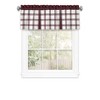 Kate Aurora Windowpane Plaid Country Farmhouse Rod Pocket Window Valance - image 2 of 4