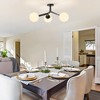 KAISITE Branch Design 3-Light Semi-Flush Mount Ceiling Light - 3 of 4