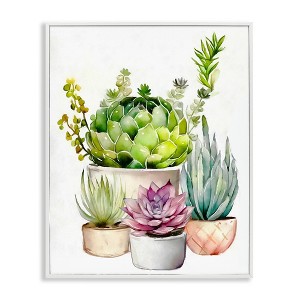 Stupell Industries Varied Succulent Garden Plants, 11" x 14" - 1 of 4