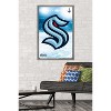 Trends International NHL Seattle Kraken - Logo 20 Framed Wall Poster Prints - 2 of 4