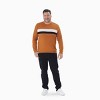 PATPAT Family Matching Outfits Cotton Rib Knit Colorblock Long Sleeve Bodycon Dresses and Sweatshirts Tops Sets, Colorblock - 2 of 4