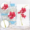 Unique Bargains Plastic Lifelike Appearance Decorative Artificial Orchid Flowers 12 Pcs - 3 of 3