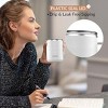 The Clean Hydration Co Insulated Coffee Travel Mug with Ceramic Liner and Lid, Black - 3 of 3