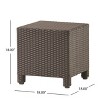 Christopher Knight Home Puerta Outdoor Wicker Cube Side Table - 3 of 4