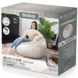 Bestway Inflate-A-Chair – Inflatable Air Chair, Assorted Colors, Indoor/Outdoor - 1 of 4
