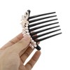 Unique Bargains Women's Butterfly Hair Insert Comb Black 1 Pc - 3 of 3