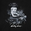 Women's Betty Boop Storm Rider Cap Sleeve Baby Rib Crop Top - 3 of 4